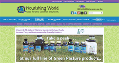 Desktop Screenshot of nourishingworld.com